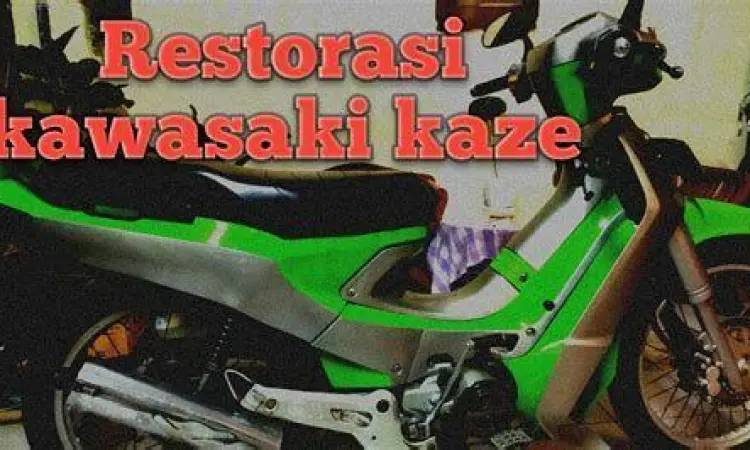 Restoration Project Kawasaki Bebek Proses restorasi motor kawasaki kaze agar kembali seperti baru