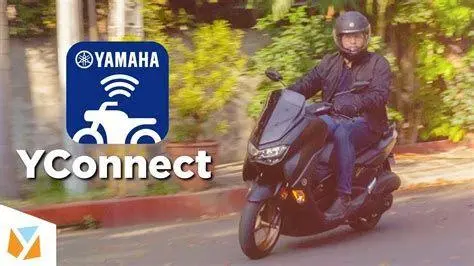 Fitur Y-Connect Nmax Tampilan aplikasi Y-Connect pada smartphone yang terhubung ke motor