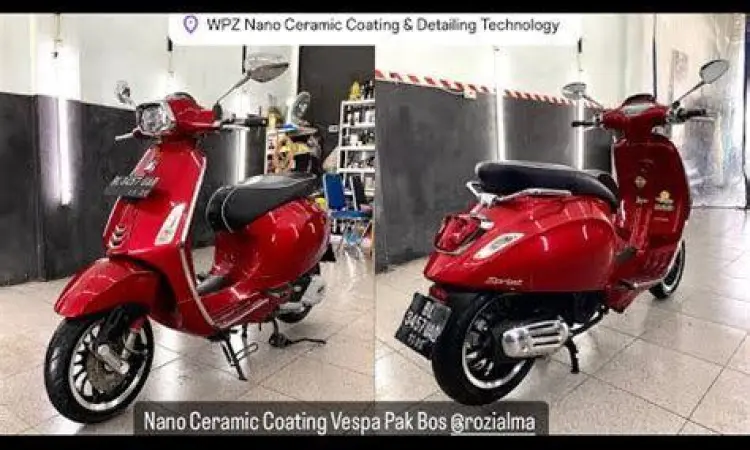 Proses detailing pada motor vespa