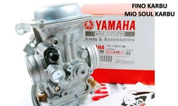 Detail mesin Yamaha Mio 5TL dengan karburator Mikuni