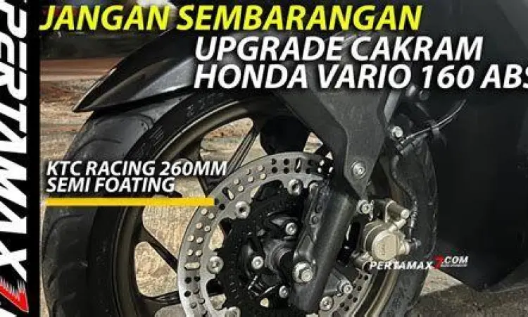 Sistem Pengereman ABS Sistem pengereman ABS pada roda depan Vario new 2022