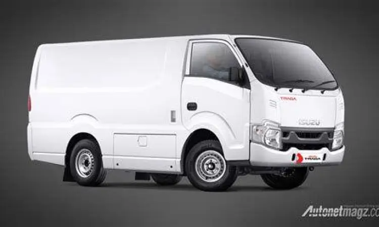 Mobil blind van untuk pengiriman barang perkotaan