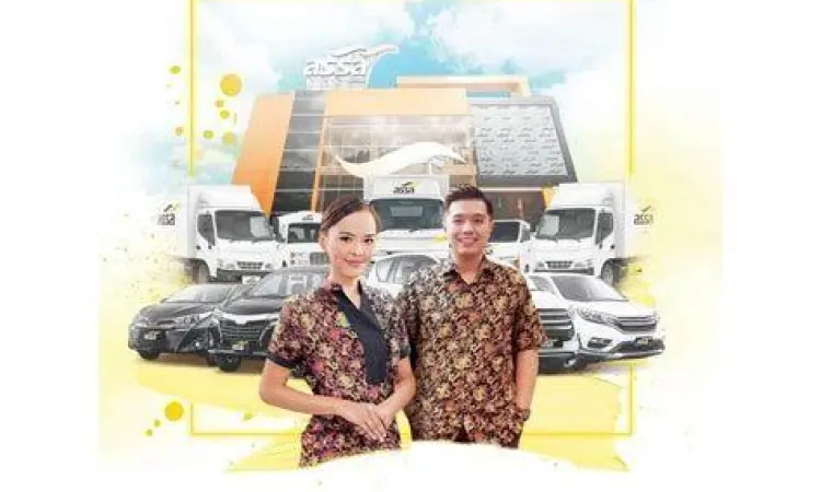 Armada Kendaraan ASSA Rent Kendaraan operasional dengan logo ASSA Rent