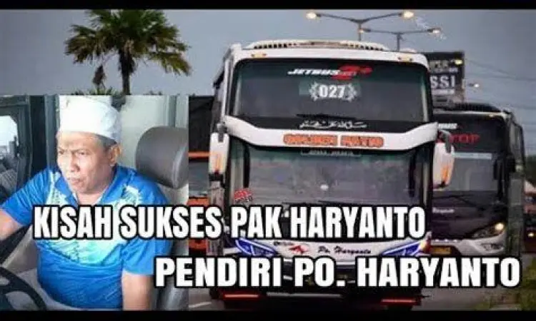 Foto H. Hariyanto pendiri perusahaan otobus asal Kudus