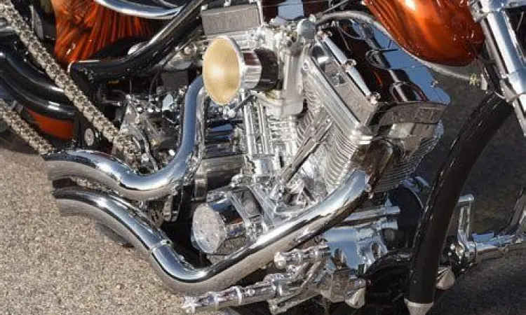 Knalpot motor custom bahan stainless steel