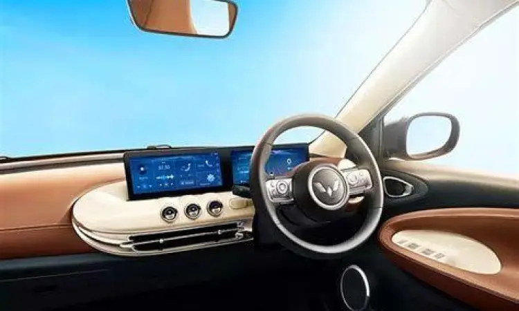 Interior mewah Wuling Binguo EV dengan layar ganda