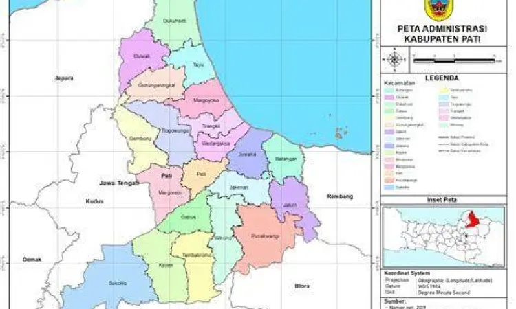Peta Wilayah Karesidenan Pati Peta cakupan wilayah karesidenan pati untuk plat nomor k