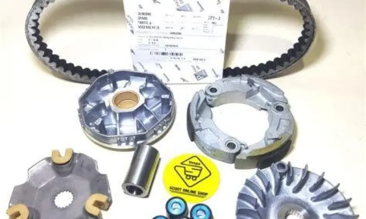 Komponen CVT Vespa Komponen CVT Vespa matic seperti roller dan v-belt