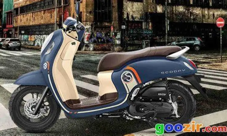 Varian Honda Scoopy 2021 Fashion Blue Honda Scoopy 2021 varian fashion blue yang sporty