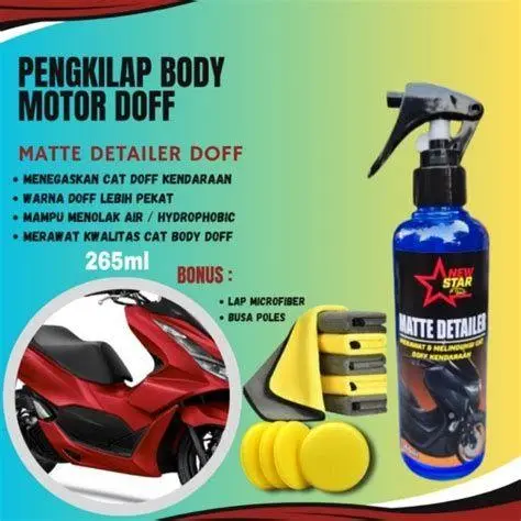 Cara Merawat Cat Doff Proses mencuci motor dengan cat matte