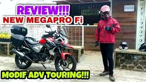 New Megapro Adventure Touring Modifikasi New Megapro gaya Adventure dengan box touring