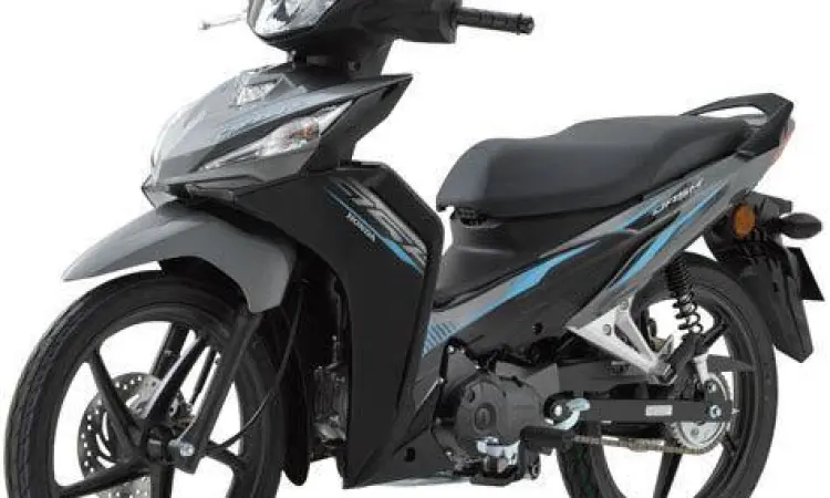 Desain Body Honda Dash 125 Profil samping Honda Dash 125 yang menunjukkan desain aerodinamis