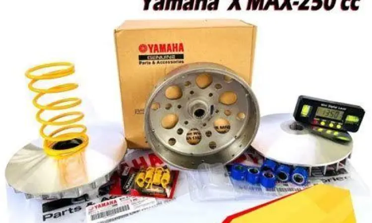 Komponen CVT aftermarket untuk modifikasi X Max