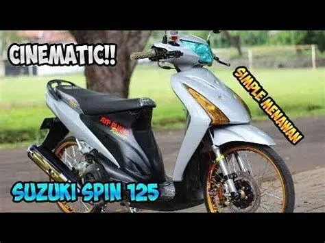 Suzuki Spin Thailook Modifikasi Suzuki Spin gaya Thailook dengan velg jari-jari
