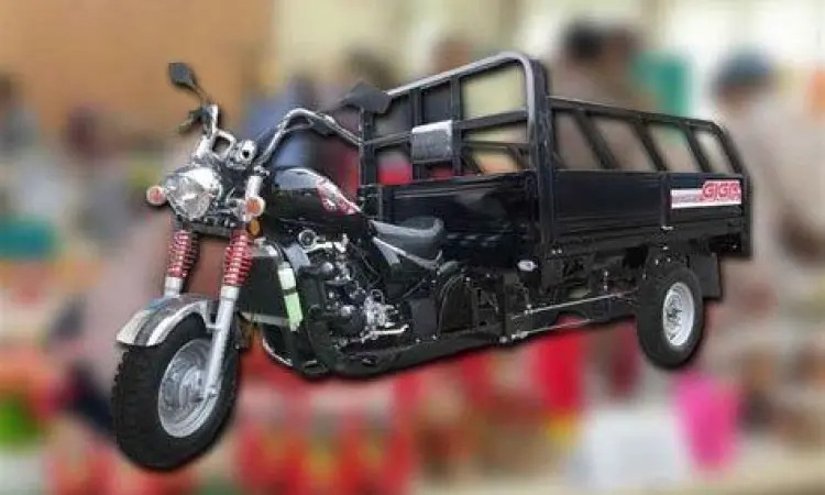 Unit Motor Pick Up Niaga Motor pick up roda tiga warna merah untuk angkutan barang