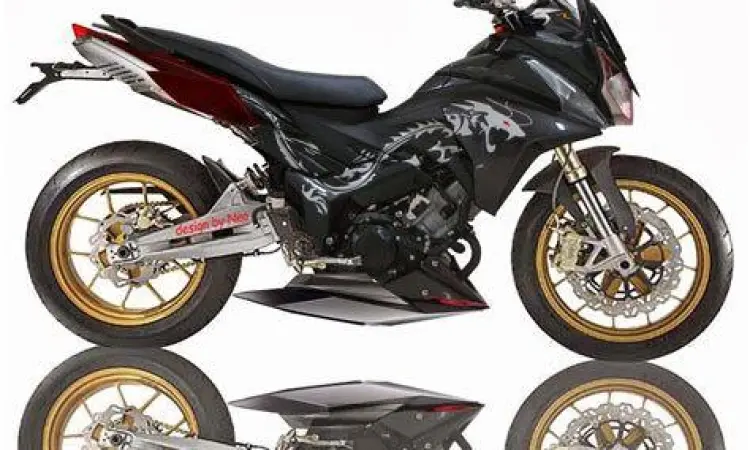 Modifikasi Honda CS1 Modifikasi motor CS One gaya adventure