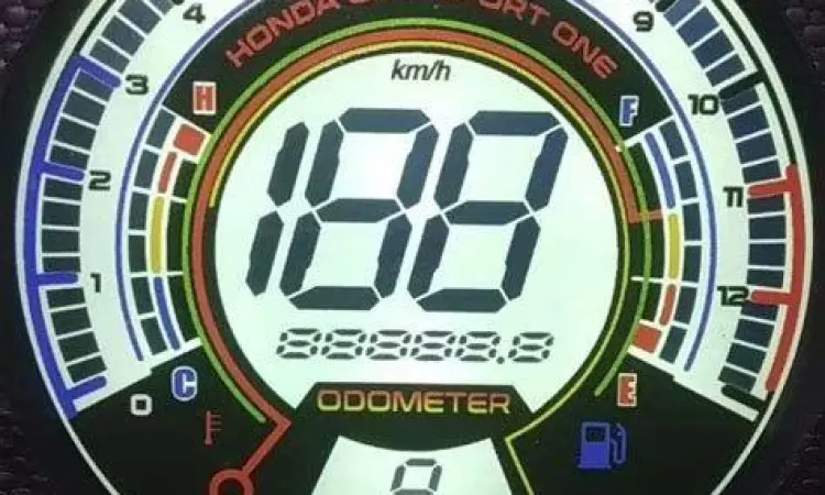 Spidometer Digital CS1 Spidometer digital Honda CS1 yang ikonik