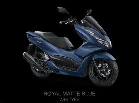 Sisi Samping PCX Biru Samping motor Honda PCX warna biru matte