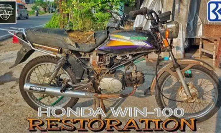 Honda Win 100 Motor Honda Win 100 restorasi original