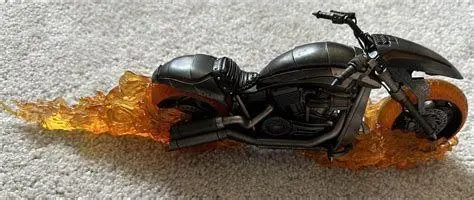 Roda Api Hell Cycle Efek visual api pada roda motor Ghost Rider
