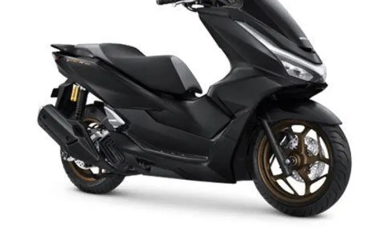 Modifikasi Honda PCX 160 hitam doff
