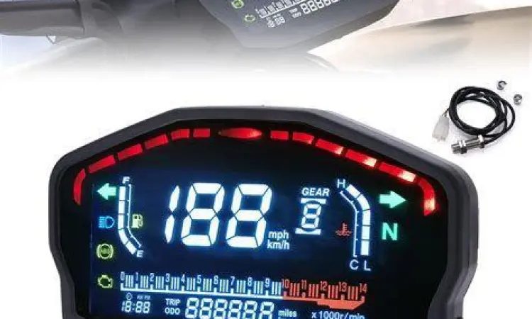 Detail layar LCD speedometer Honda U-Go