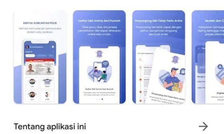 Aplikasi Digital Korlantas untuk cek nomor SIM