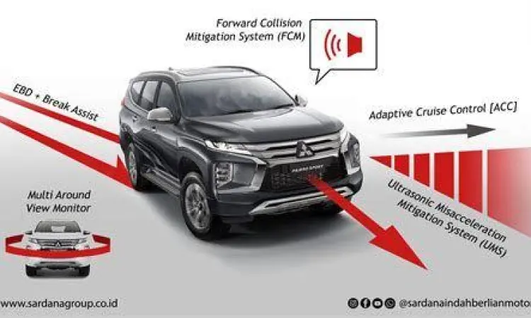 Sistem keselamatan aktif Mitsubishi Pajero Sport