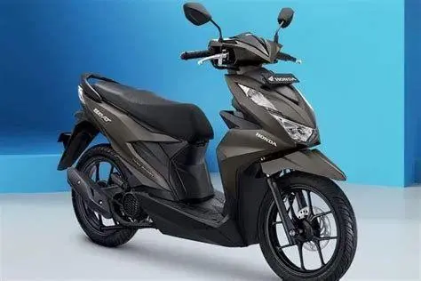 Honda Beat Deluxe 2024 Honda Beat Deluxe warna matte blue