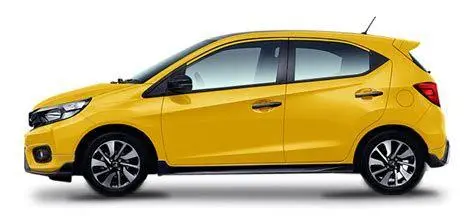 Honda Brio Kuning Lemon Eksterior Honda Brio kuning lemon tampak depan