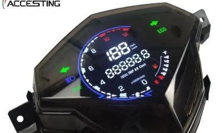 Panel instrumen dan fitur eco indicator mio m3 merah