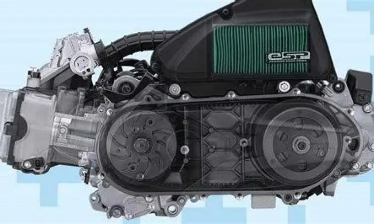 Detail mesin eSP motor scoopy baru