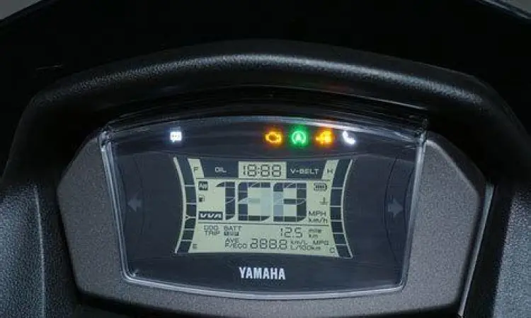 Panel instrumen digital Yamaha Nmax Connected