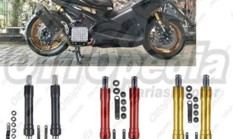 Suspensi depan upside down untuk aerox