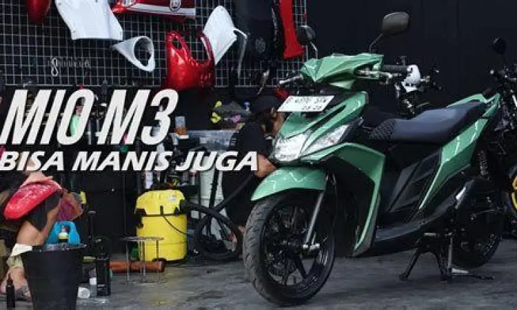 gambar motor mio m3 modifikasi proper matic