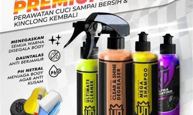 proses detailing motor mio agar mengkilap