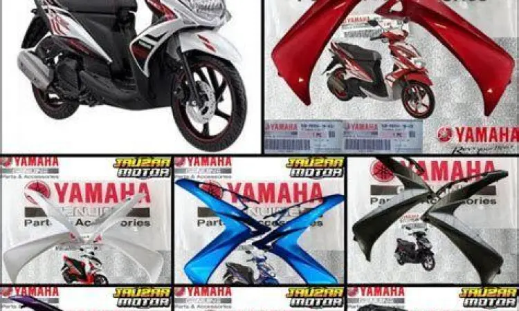 Panel instrumen analog Yamaha Xeon RC yang informatif