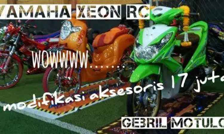 Modifikasi ringan Yamaha Xeon RC gaya racing