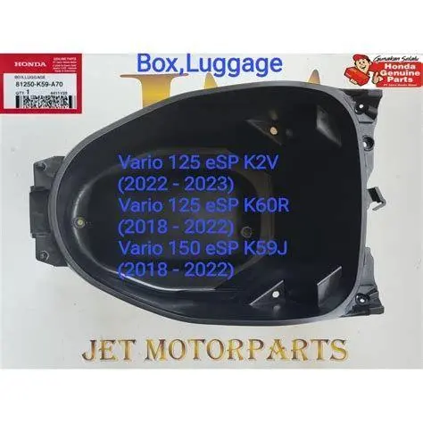 Bagasi Vario New 2021 kapasitas bagasi honda vario 18 liter