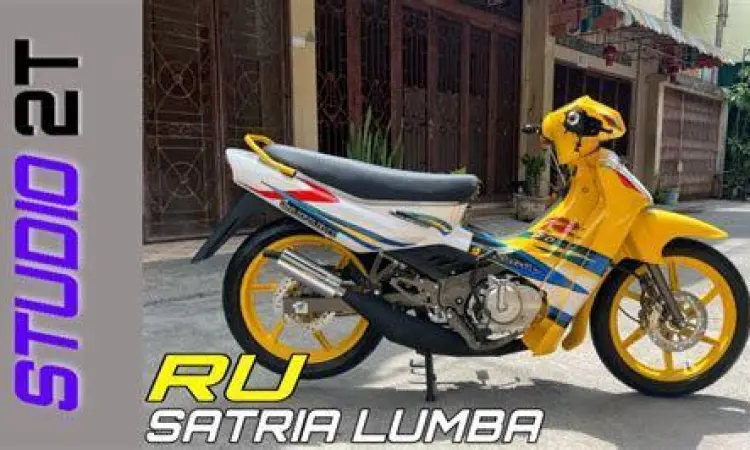 Restorasi Satria RU Proses restorasi rangka Satria 120 RU