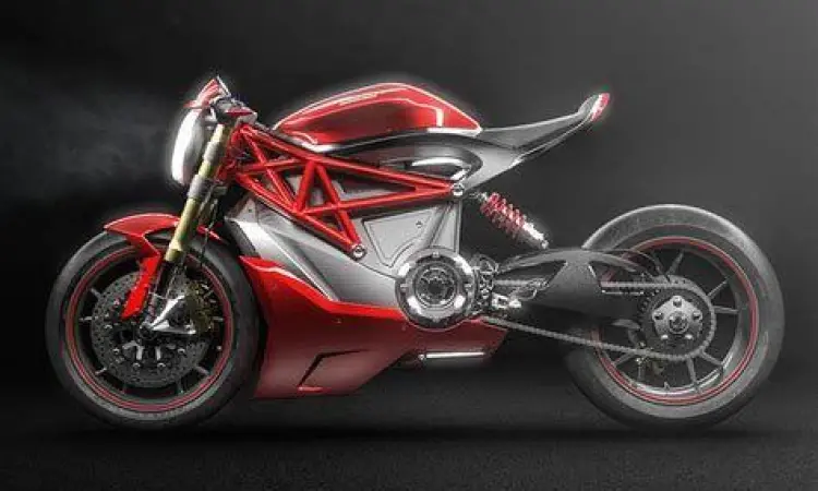 Masa Depan Ducati Elektrik Konsep motor listrik jalan raya Ducati