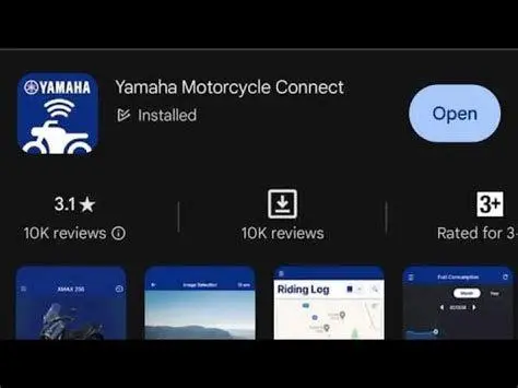 Fitur Y-Connect Yamaha Tampilan aplikasi Y-Connect di smartphone