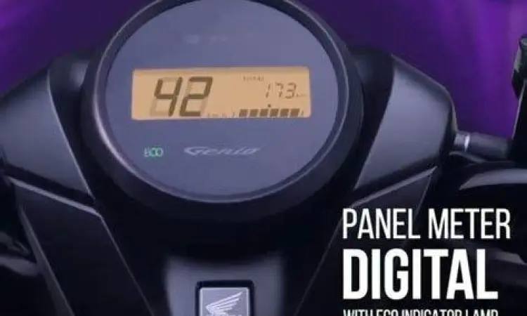 Panel instrumen digital Honda Genio 2019