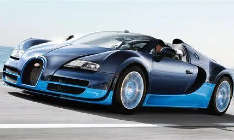 Bugatti Veyron 16.4 Bugatti Veyron 16.4 Grand Sport warna biru