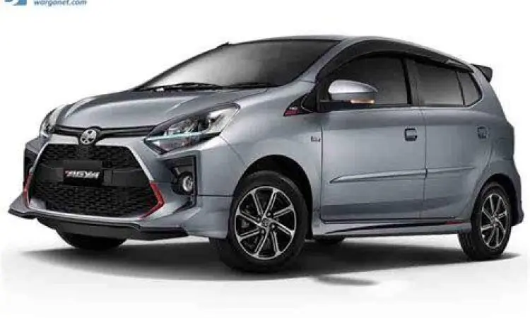 desain eksterior agya trd 2021 yang sporty