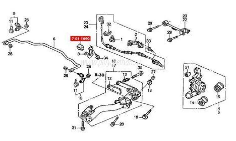 Pengecekan suspensi mobil bekas Honda CRV